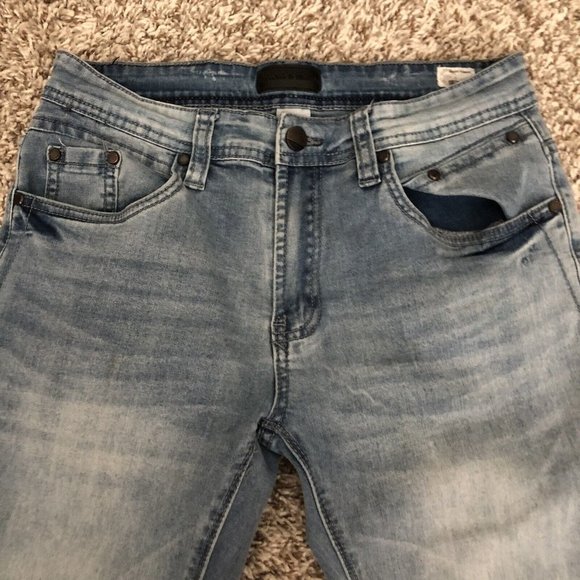 Bleecker + Mercer denim women's Jeans Skinny Fit size 29/30 Medium Wash - Picture 3 of 11